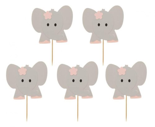 Elephant Pink decorative stick 10 pcs.