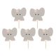 Elephant Pink decorative stick 10 pcs.