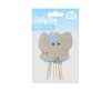 Elephant blue decorative stick 10 pcs.