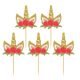 Unicorn Rose decorative stick 6 pcs.