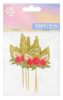 Unicorn Rose decorative stick 6 pcs.