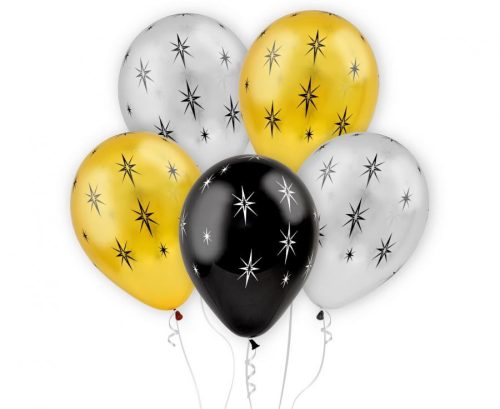 Stars Shiny air-balloon, balloon 5 pieces 12 inch (30 cm)