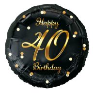 Happy Birthday B&C Gold Happy Birthday 40 Foil Balloon 36 cm