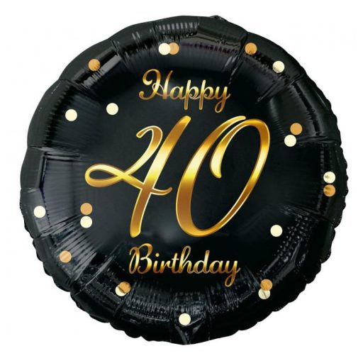 Happy Birthday B&C Gold Happy Birthday 40 Foil Balloon 36 cm