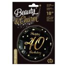 Happy Birthday B&C Gold Happy Birthday 40 Foil Balloon 36 cm