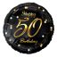 Happy Birthday B&C Gold Happy Birthday 50 foil balloon 36 cm