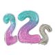 Space 2 Space number foil balloon 78 cm