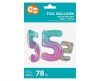 Space 5 Space number foil balloon 78 cm