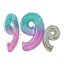 Number Space Space number 9 foil balloon 78 cm