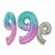 Number Space Space number 9 foil balloon 78 cm