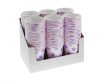 Purple Lavender Polka Dots paper cup 6 pcs 250 ml