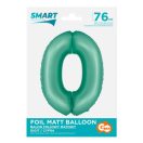 Number Mint Mat Mint Number 0 Foil Balloon 76 cm