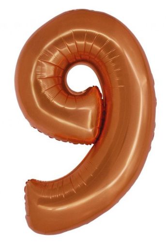 Copper 9 Copper number foil balloon 76 cm