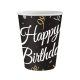 Happy Birthday B&C paper cup 6 pcs 250 ml