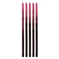 Colour Ombre Red-Black Cake Candle, Candle Set 5 pcs