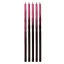 Colour Ombre Red-Black Cake Candle, Candle Set 5 pcs