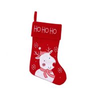 White Reindeer, Christmas Fireplace Stocking, Boot 45,5 cm