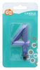 Number Diamond Metallic Blue number 4 candle, cake candle