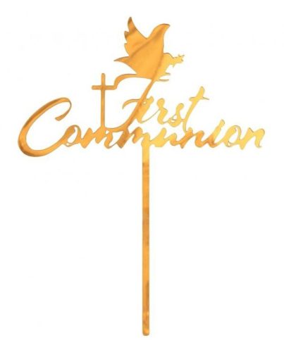 First Communion Cake Decoration 13x17cm