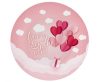 Love Love Is In The Air Pink paper plate 6 pieces 18 cm