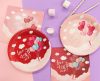 Love Love Is In The Air Pink paper plate 6 pieces 18 cm