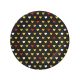 Love XOXO Black paper plates 6 pcs 18 cm