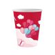 Love Love Is In The Air Red paper cup 6 pcs 250 ml