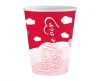Love Love Is In The Air Red paper cup 6 pcs 250 ml