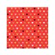 XOXO Red Napkin (20 pieces) 33x33 cm