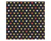 XOXO Black Napkin (20 pieces) 33x33 cm