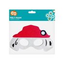 Animals Dog Brigade Firefighter Dog felt mask 20 cm