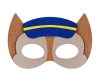 Animals Dog Brigade Police Dog Felt Mask 18 cm
