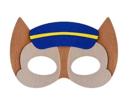 Animals Dog Brigade Police Dog Felt Mask 18 cm