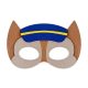 Animals Dog Brigade Police Dog Felt Mask 18 cm