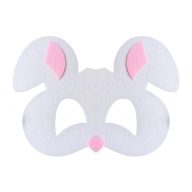 Animals Rabbit, Felt Mask 18.5 cm