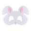 Animals Rabbit, Felt Mask 18.5 cm