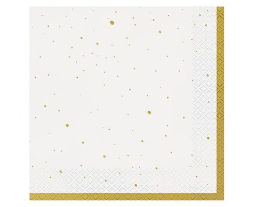 Gold Celebrate Napkin (20 pieces) 33x33 cm