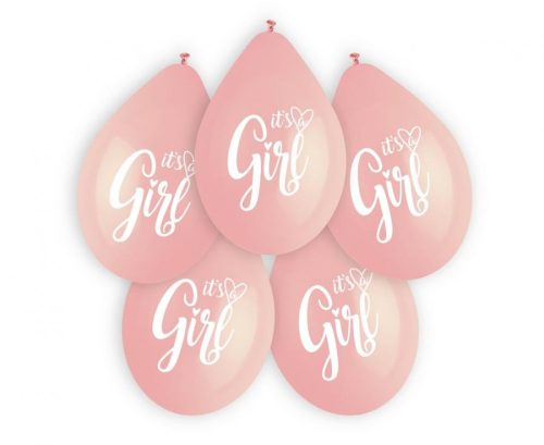 It's a Girl hanging balloon, balloon 5 pcs 13 inch (30 cm)