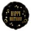 Happy Birthday Gold Happy Birthday B&C party foil balloon 36 cm