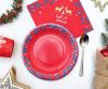 Let It Snow Christmas Paper Plate (6 pieces) 18 cm