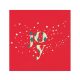 Red Joy Christmas Napkins (20 pieces) 33x33 cm