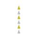 Party B&C Gold-Silver, Gold-Silver Ribbon Decoration 180 cm