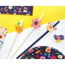 Spring Have Fun paper straw set of 6