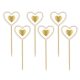 Gold Heart Gold decorative stick 6 pcs.