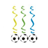 Football Football, ribbon decoration set of 3