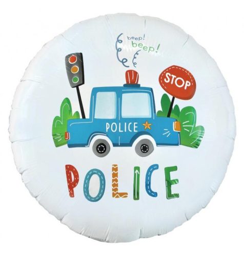 Police Beep foil balloon 46 cm
