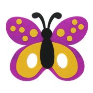 Animals Butterfly Butterfly felt mask 18 cm