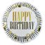 Happy Birthday Stripes Happy Birthday foil balloon 36 cm