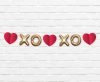 Love XOXO paper garland 200 cm