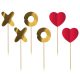 Love XOXO decorative stick 6 pcs.